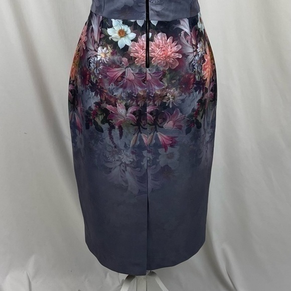 Betsey Johnson Bold Floral Print CottageCore Party Event Dress NWOT - Picture 6 of 14